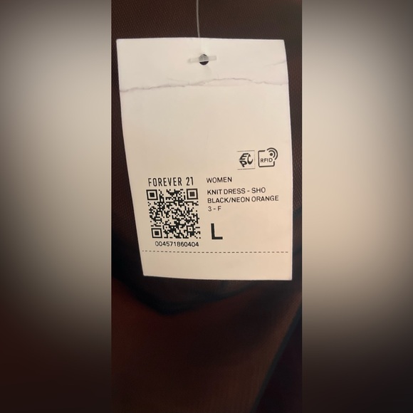 Forever 21 Vibrant Orange and Sheer Brown Backless Dress - Picture 9 of 9